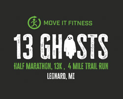 13 GHOSTS Half Marathon, 13K and 4 Mile
